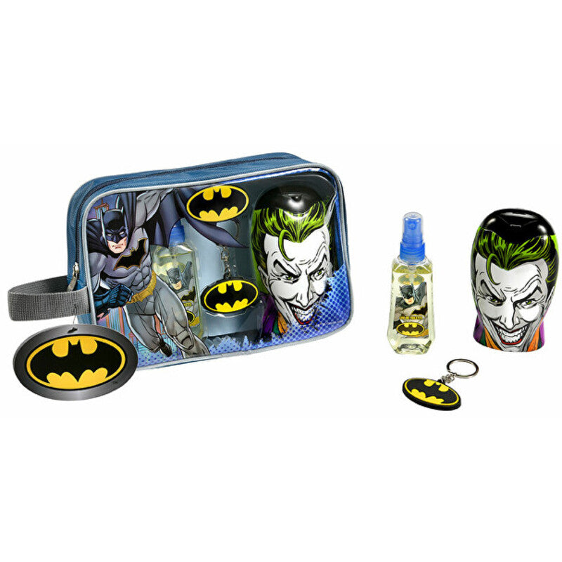 FRAGRANCES FOR CHILDREN Batman dovanų rinkinys EDT 90ml, vonios putos ir šampūnas 2in1 300ml ir pakabukas