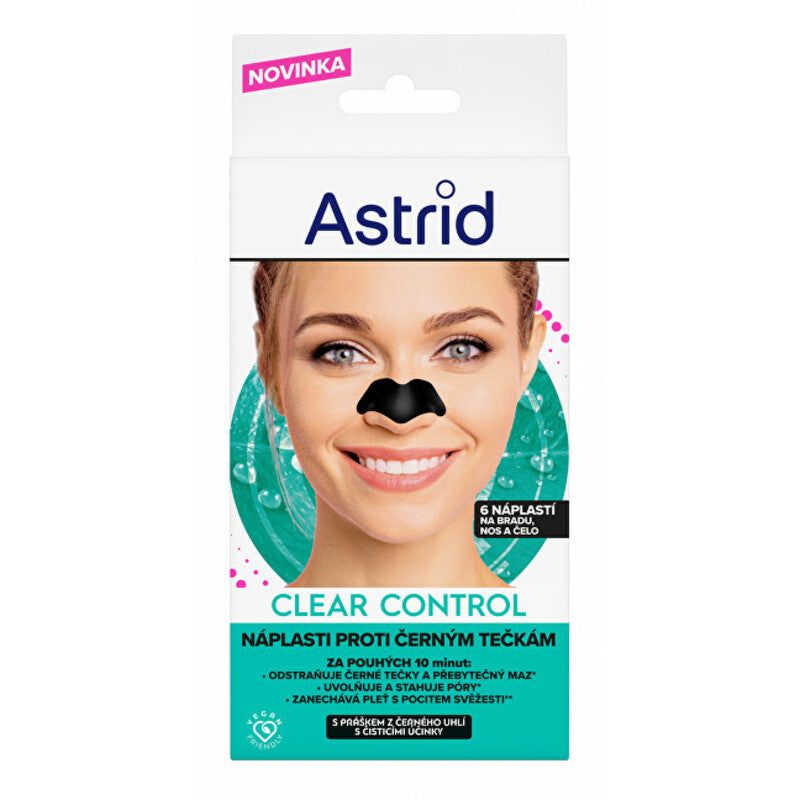 Astrid Clear Control - Pleistrai nuo juodų taškų 6 vnt