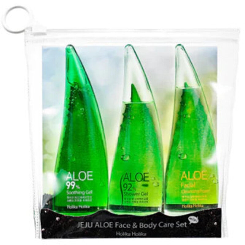 Holika Holika Jeju Aloe Face & Kūno priežiūros rinkinys – dovanų rinkinys