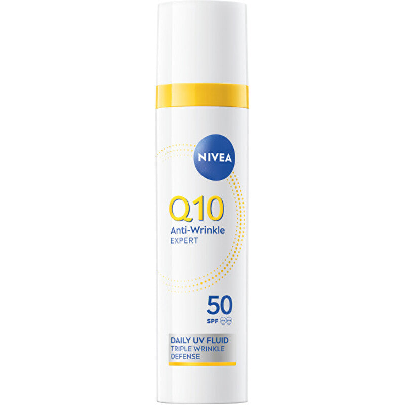 Nivea Q10 Anti-Wrinkle Expert Daily UV Fluid SPF 50 – kasdienis odos skystis 40ml
