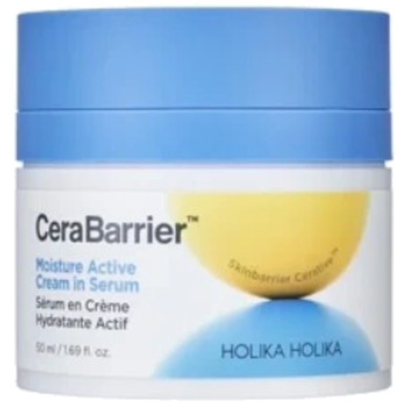 Holika Holika CeraBarrier Moisture Active Cream in Serum – koncentruotas drėkinamasis serumas kreme 50ml