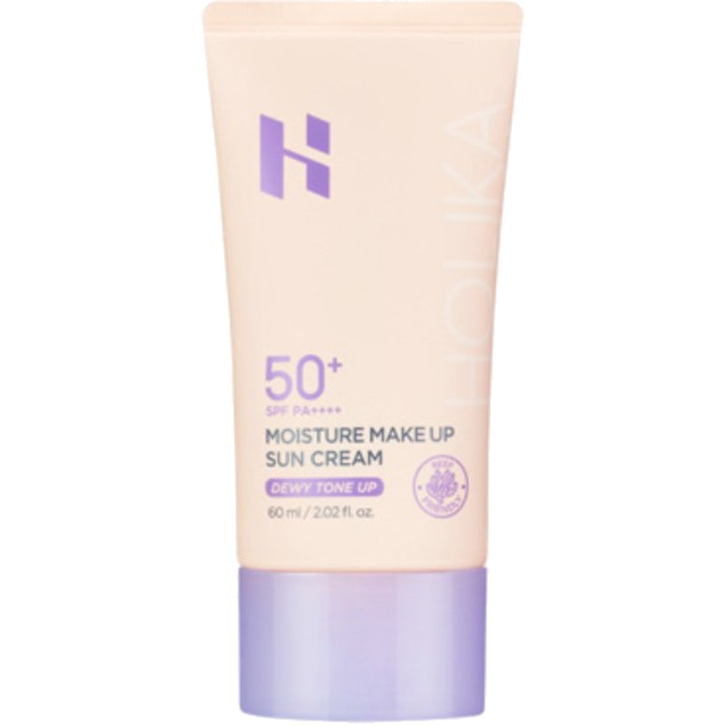 Holika Holika Moisture Make Up Sun Cream Dewy Tone Up – tonizuojantis ir drėkinantis kremas nuo saulės 60ml