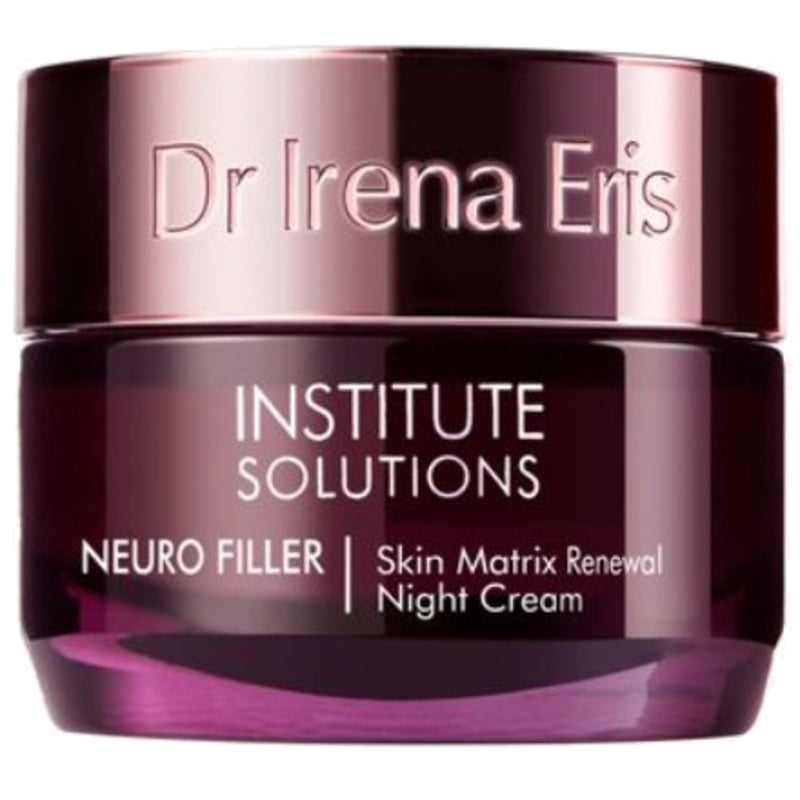 Dr. Irena Eris instituto „Solutions Neuro Filler Skin Matrix Renewal Night Cream“ – naktinis odos kremas briržiai odai