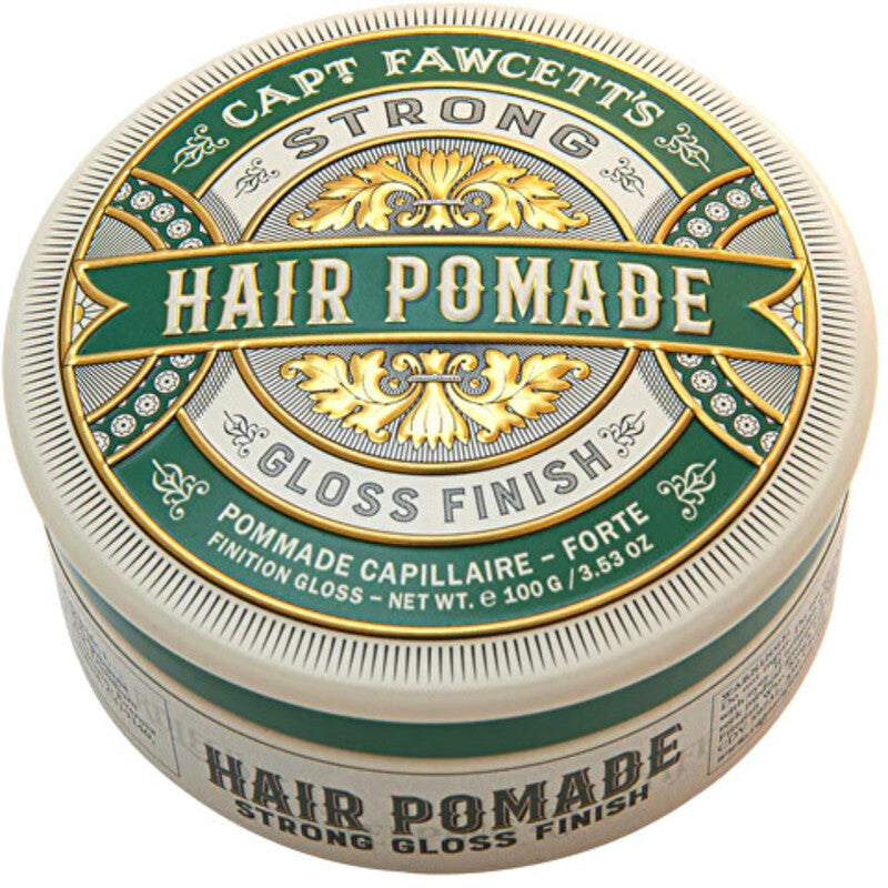Captain Fawcett Strong Hair Pomade – plaukų pomada suteikia blizgesio ir stiprios fiksacijos 100.0g