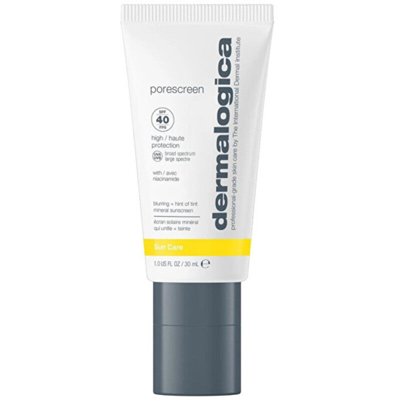Dermalogica Sun Care PoreScreen Mineral apsauginis kremas nuo saulės SPF 40 – Mineralinis kremas nuo saulės 30ml