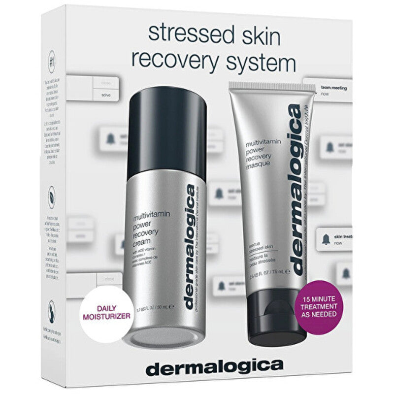 Dermalogica Stressed Skin Recovery System rinkinys – odos priežiūros dovanų rinkinys