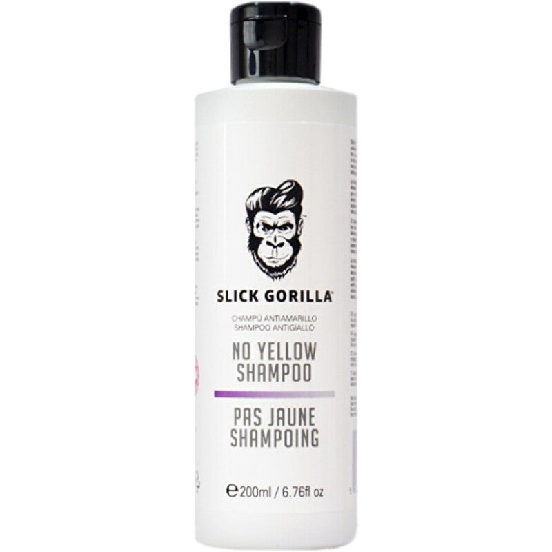 Slick Gorilla No Yellow šampūnas – neutralizuojantis šampūnas šviesiems plaukams 200ml