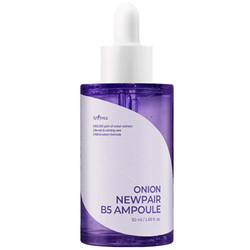 Isntree Svogūnų Newpair B5 ampulė – raminanti odos priežiūra 50ml