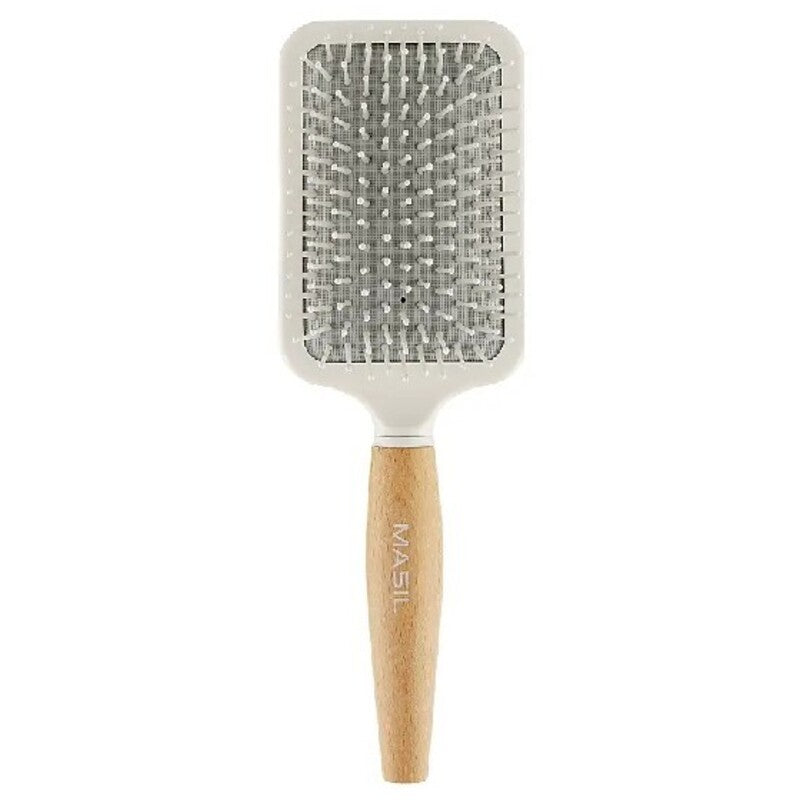 Masil Wooden Paddle Brush – medinis plaukų šepetys