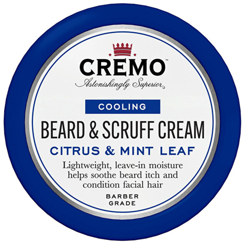 Cremo Citrusiniai ir Mėtų lapų vėsinamoji barzda ir Scruff Cream – vėsinantis barzdos kremas 113.0g