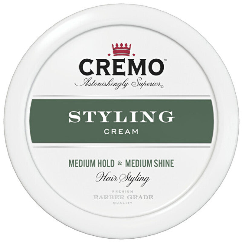 Cremo Vidutinis laikymas & Medium Shine Styling Cream – plaukų formavimo kremas 113.0g