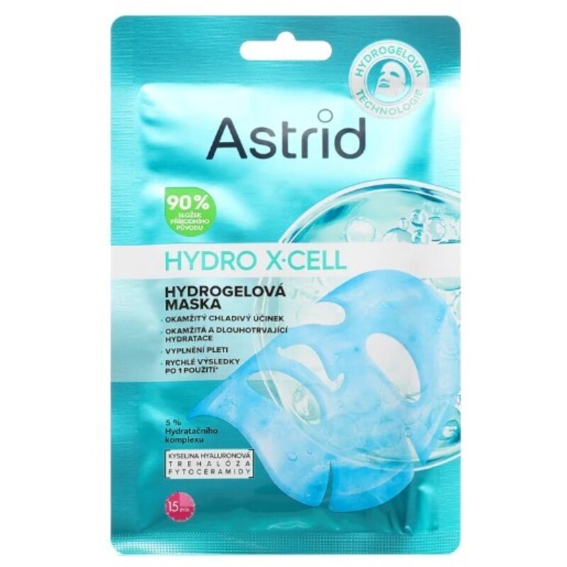 Astrid Hydro X-Cell Mask – Vėsinanti hidrogelio kaukė su fitokeramidais