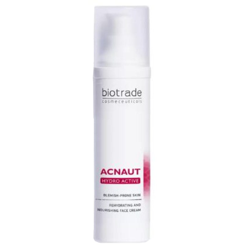Biotrade Acnaut Hydro Active Rehydrating ir Nourishing Face Cream – Drėkinamasis veido kremas probleminei odai 60ml