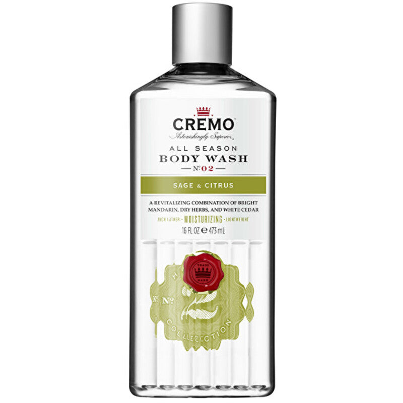 Cremo Sage & „Citrus Body Wash“ – dušo želė 473ml