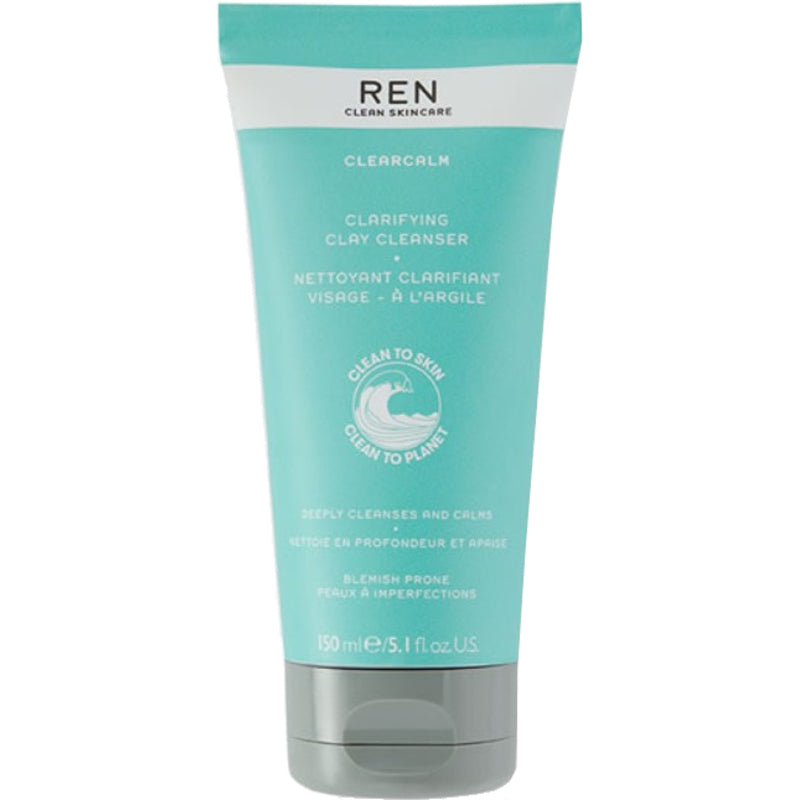 Ren Cosmetics Clearcalm Clarifying Clay Cleanser – valomasis odos gelis 150ml