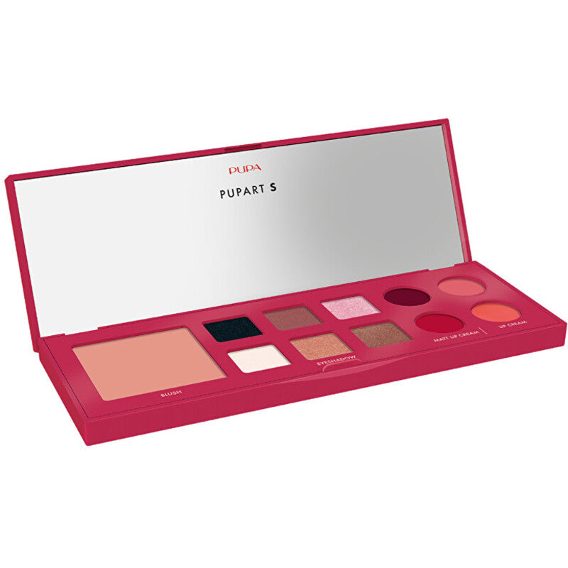 Pupa Pupart Small Burgundy Palette – veido paletė 11.4g