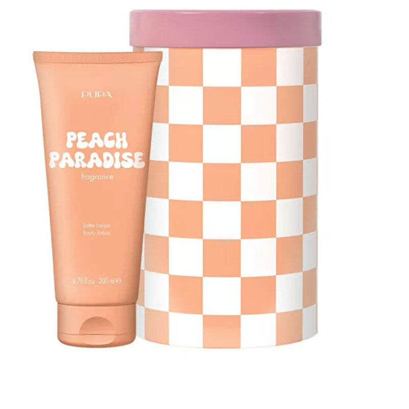 Pupa Peach Paradise Happy Box kūno losjonas – kūno losjonas 200ml