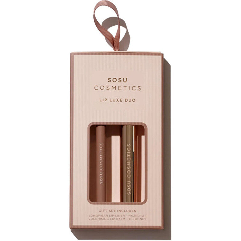 Sosu Lip Luxe Duo Nude - Dovanų dekoratyvinės kosmetikos rinkinys