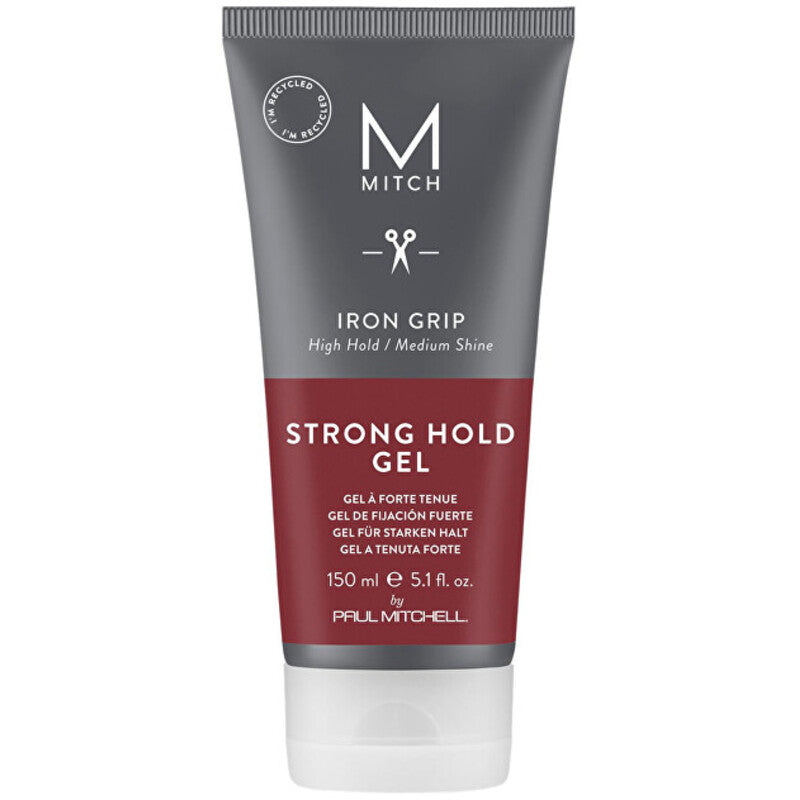 Paul Mitchell Mitch Iron Grip Strong Hold Gel – stipraus fiksavimo plaukų gelis 150ml