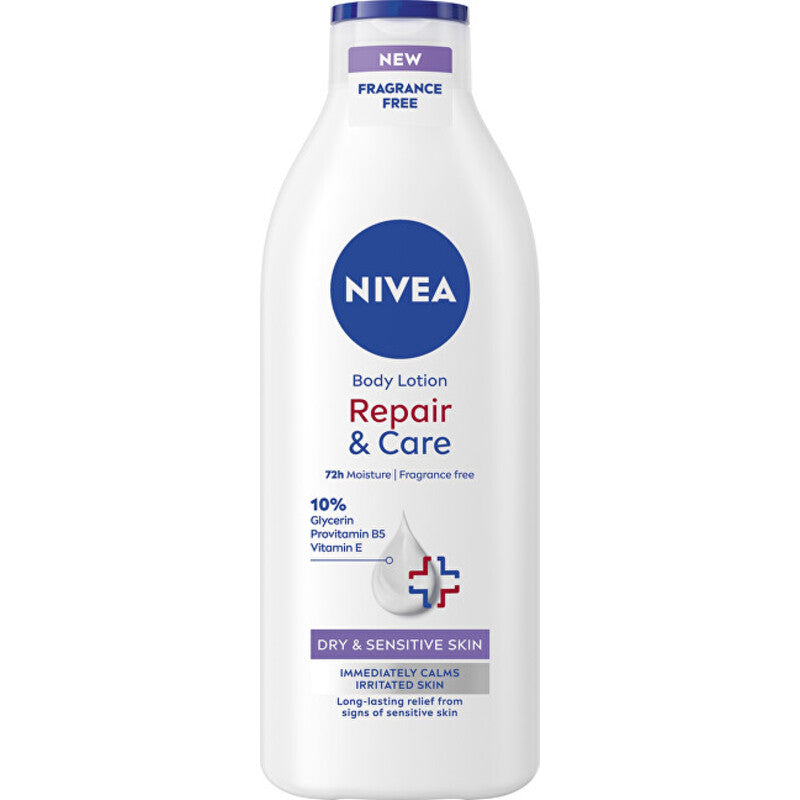 Nivea Remontas & Care kūno losjonas – kūno losjonas sausai ir jautriai odai 400ml