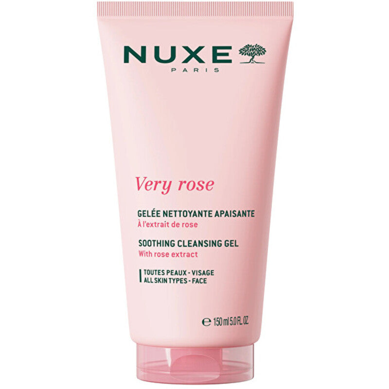 Nuxe Very Rose Soothing Cleansing Gel – Raminantis valomasis gelis 150ml