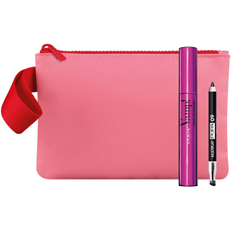 Pupa „Vamp!“ blakstienų ilgintuvo rinkinys – dovanų rinkinys su akių pieštuku