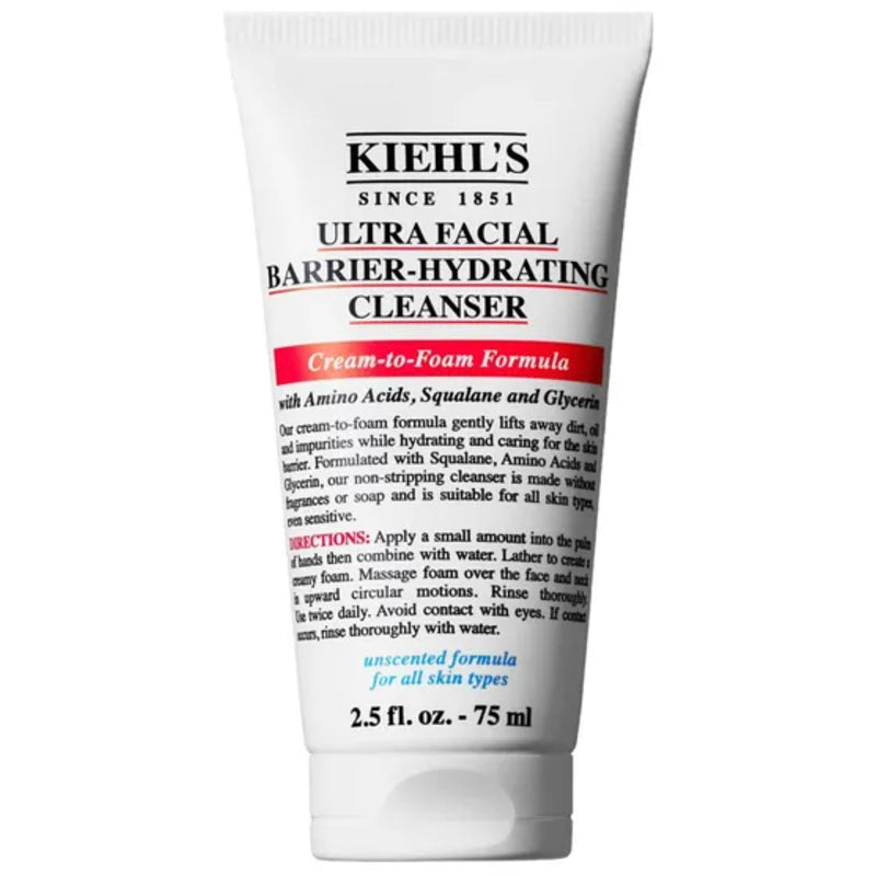 Kiehls Ultra Facial Barrier-Hydrating Cleanser – drėkinantis valomasis kremas 150ml