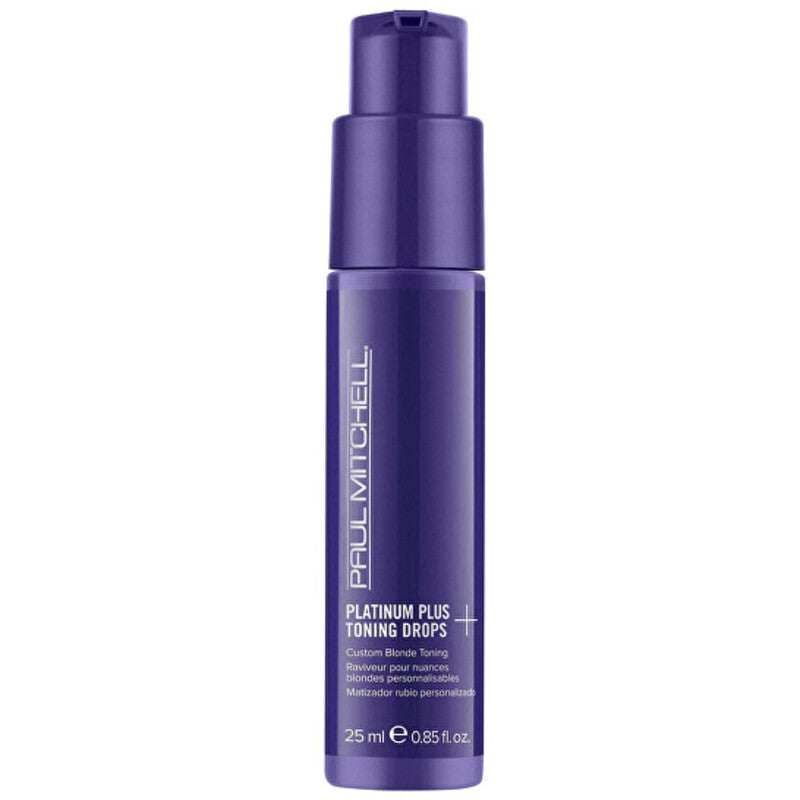 Paul Mitchell Platinum Plus Toning Drops – Tonizuojantys lašai geltoniems atspalviams neutralizuoti 25ml