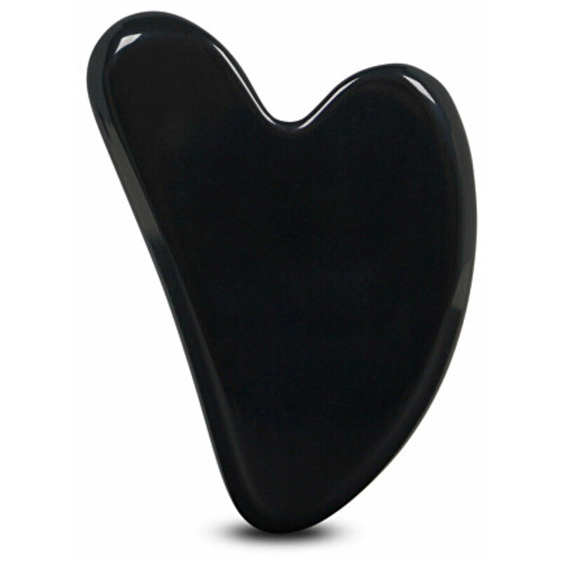 „PlumBeauty“ obsidiano skulptūrinis akmuo – Gua Sha akmuo