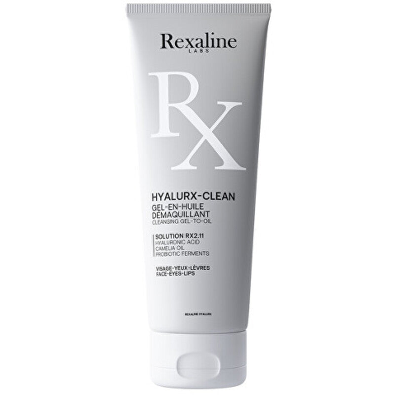 Rexaline Hyalurx-Clean Cleansing Gel to Oil – makiažo šalinimo ir valymo odos gelis 125ml