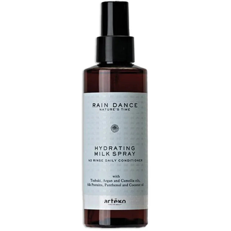 „Artègo Rain Dance Hydrating Milk Spray“ – nenuplaunamas kondicionierius purškiamame plaukų drėkinimui.