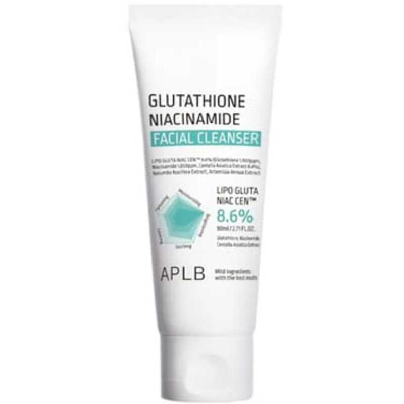 APLB Glutatione Niacinamide veido prausiklis – švelnios valomosios putos su glutationu ir niacinamidu