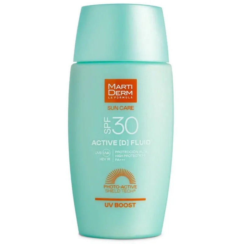 Martiderm „Sun Care Active (D) Fluid“ SPF 30 – apsauginis fluidas veidui nuo saulės