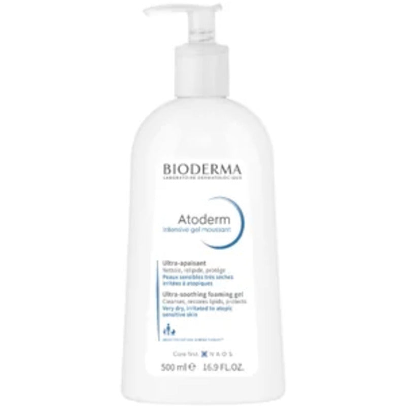 Bioderma „Atoderm Intensive Moussant Ultra Soothing Foaming Gel“ – itin maitinamasis putojantis gelis