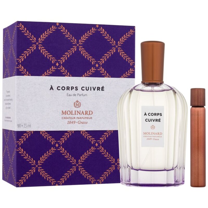 Molinard La Collection Privée A Corps Cuivre Gift Set EDP 90 ml and deodorant roll-on 7.5 ml