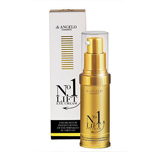 „Di ANGELO cosmetics No.1 Lift Eye Cream“ – revoliucinis paakių kremas su momentiniu poveikiu (riboto leidimo)