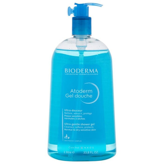 Bioderma Atoderm Gentle dušo želė – maitinamoji dušo želė sausai odai (1000ml) Moterims