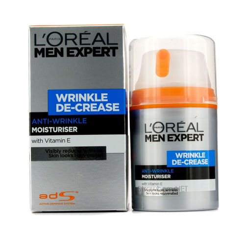 L´Oréal „Men Expert Wrinkle De-Crease“ drėkinamasis kremas nuo raukšlių – drėkinamasis kremas