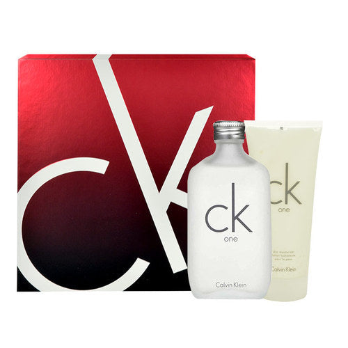 Calvin Klein CK One dovanų rinkinys EDT 200 ml ir kūno losjonas CK One 200 ml Unisex
