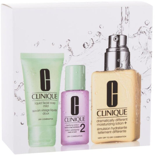 „Clinique“ 3 žingsnių įvadinis rinkinys 2 odos tipui (normaliai ir sausai odai)