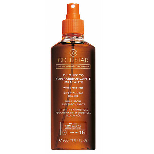 Collistar Specialus Perfect Tan Supertanning Moisturizing Dry Oil SPF15 – Apsauga nuo saulės kūnui 200ml