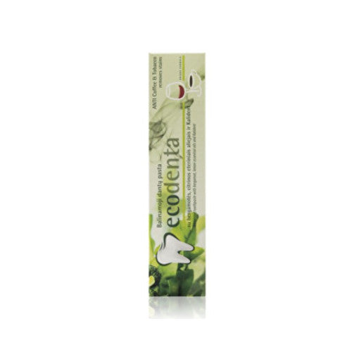 Ecodenta Bleaching dantų pasta su bergamočių, citrinų aliejumi ir Calidone (balinanti dantų pasta) 100 ml