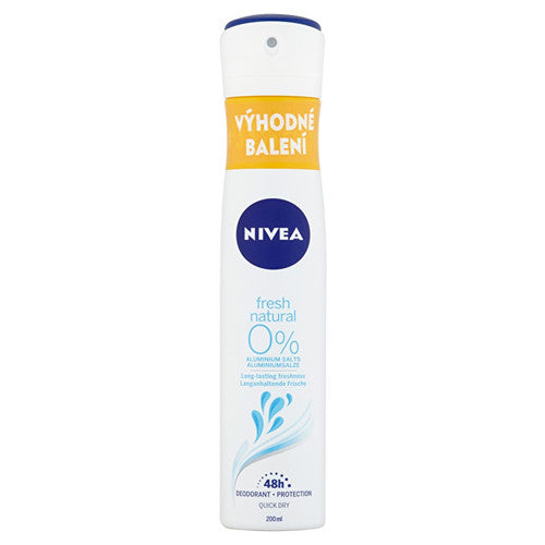 Nivea Fresh Natura l 200 ml purškiamas dezodorantas Moterims