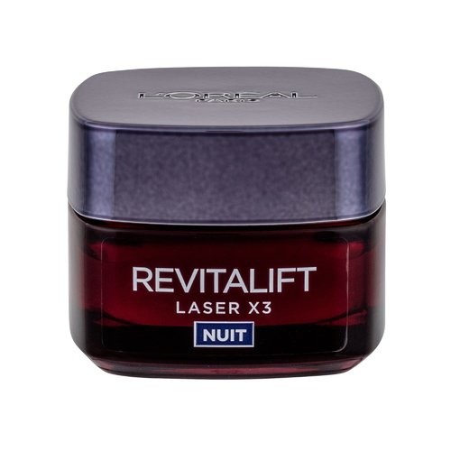 L´Oréal Revitalift Laser X3 öökreem – vananemisvastane kreem (50 ml) naistele