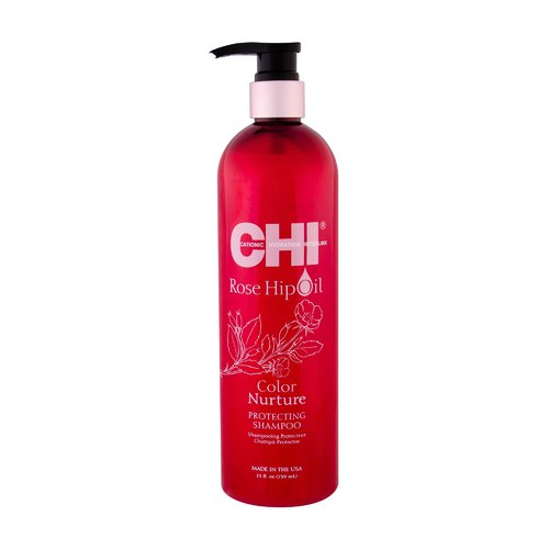 Farouk Systems CHI Rose Hip Oil Color Nurture Protecting Shampoo - Apsauginis šampūnas dažytiems plaukams
