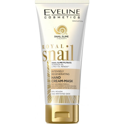 Eveline Cosmetics Royal Snail intensyviai regeneruojantis rankų kremas-kaukė - Regeneruojantis kremas / kaukė