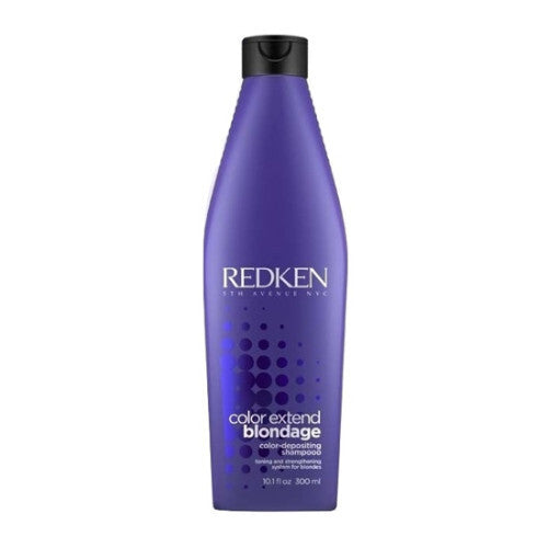 „Redken Color Extend Blondage“ šampūnas – neutralizuojantis geltonus plaukų atspalvius.