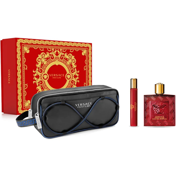 Versace Eros Flame SET EDP 100 ml + mini EDP 10 ml + Kosmetinė