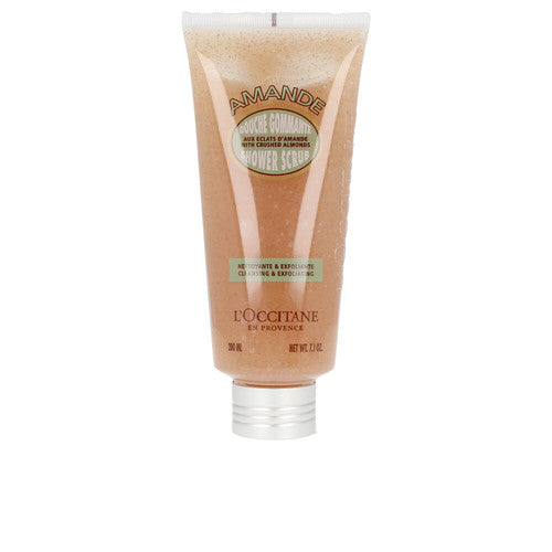 L´occitane Amire dušas skrubis (mandeļu eļļa) – dušas skrubis (200 ml) sievietēm