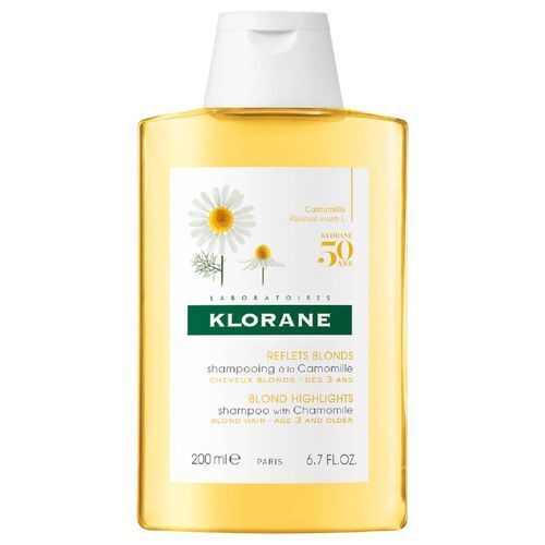 Klorane Blond Highlights Šampūnas Wiht Chamomile – Šampūnas šviesiems plaukams Ramunė